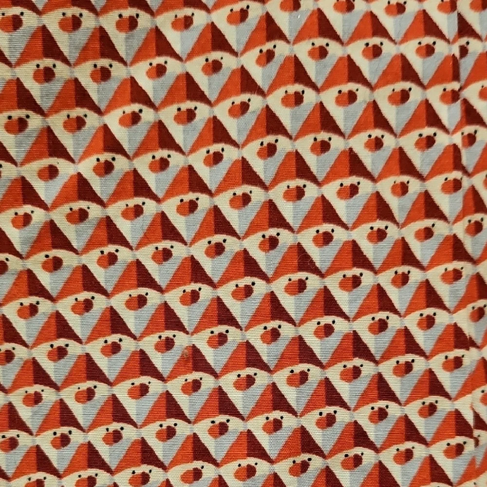 Next Boys Red and White Patterned Button Down Shirt